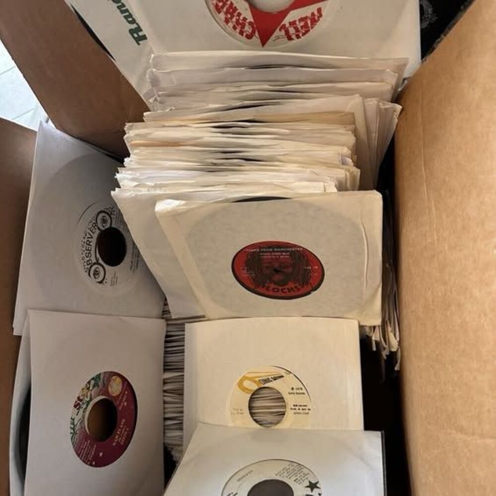 Lot Of 50 45 RPM REGGAE Vinyl Records From Jamaican Record Shop Closing!